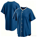 Short Sleeve Neon Blue with Black and White Trim