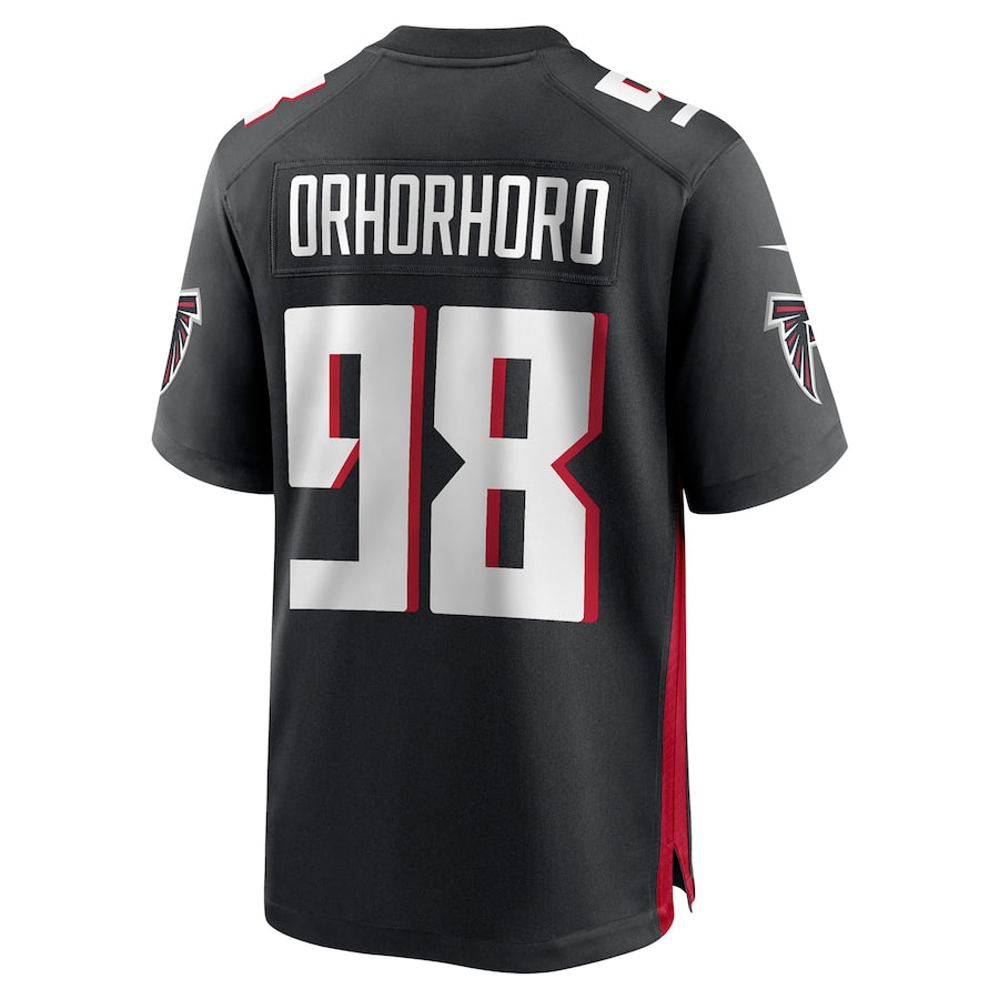 A.Falcons #98 Ruke Orhorhoro Player Black Home Game Football Jerseys