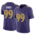 B.Ravens #99 Odafe Oweh Player Purple Vapor F.U.S.E. Limited Football Jerseys