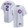 C.Cubs #2 Nico Hoerner Player White Replica Baseball Jerseys
