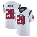 H.Texans #28 Joe Mixon Player White Vapor Limited Football Jerseys
