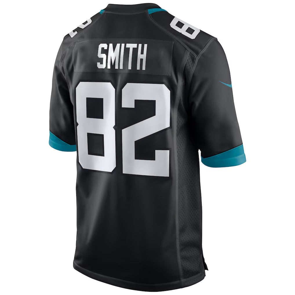J.Jaguars #82 Jimmy Smith Player Black Home Game Football Jerseys