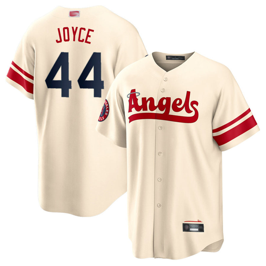 LA.Angels #44 Ben Joyce Player Cream City Connect Limited Baseball Jerseys