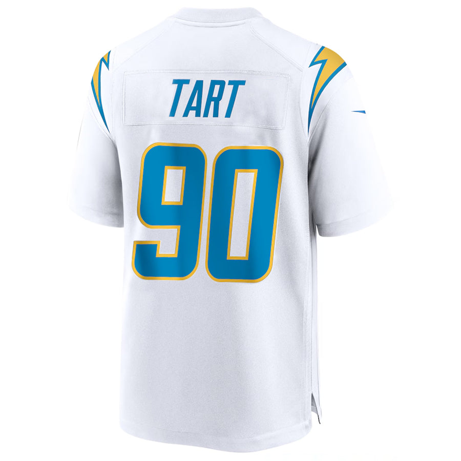 LA.Chargers #90 Teair Tart Player White Home Game Football Jerseys