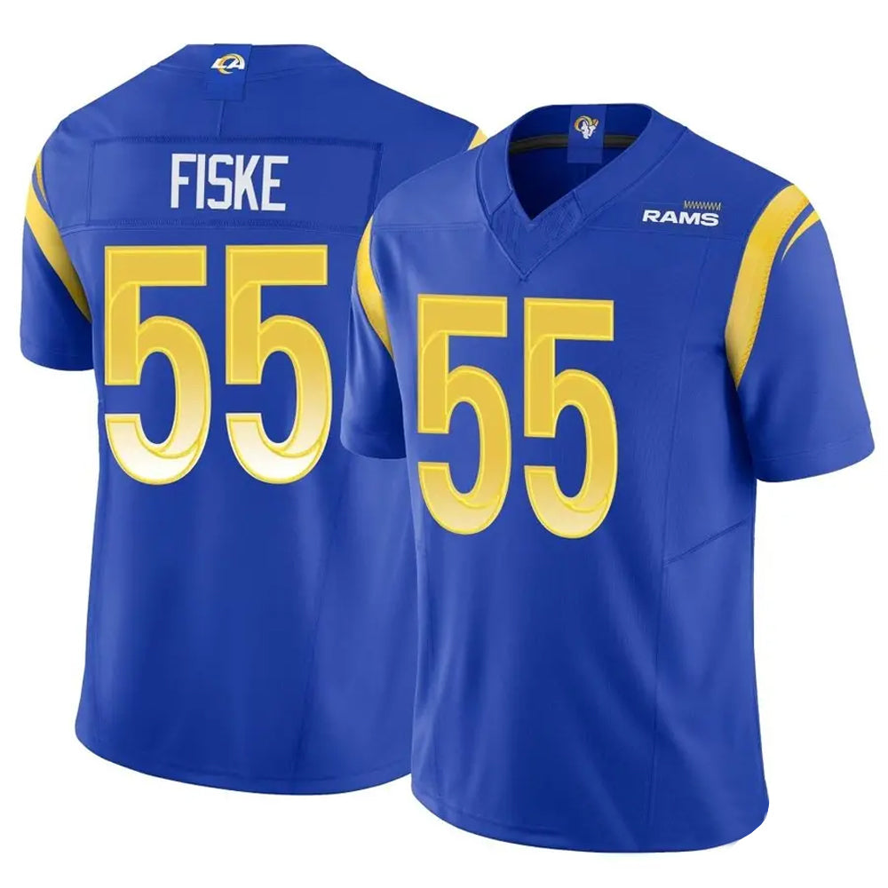 LA.Rams #55 Braden Fiske Player Royal Vapor F.U.S.E. Limited Football Jerseys