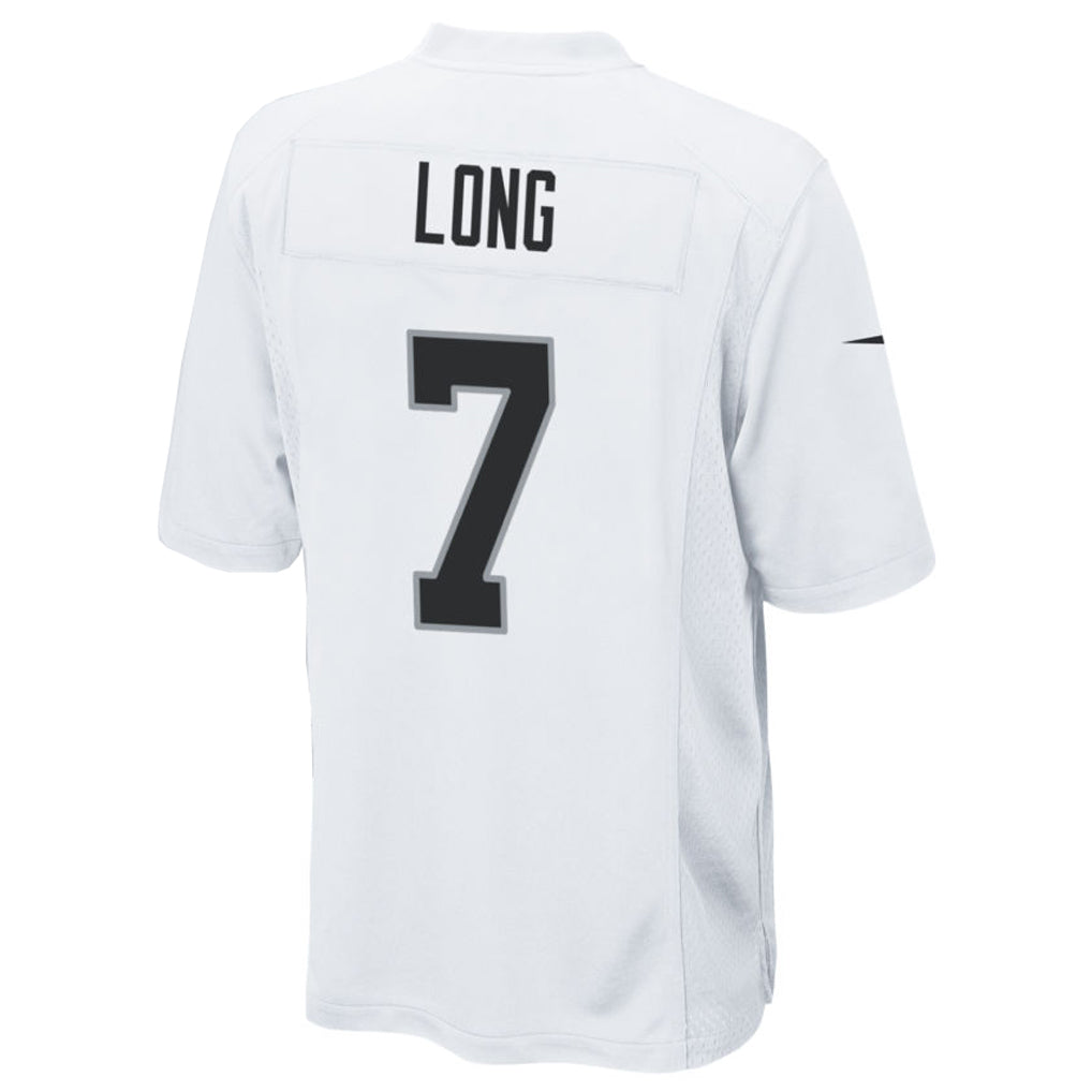 LV.Raiders #7 Geno Smith Player White Home Game Football Jerseys
