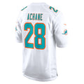 M.Dolphins #28 De?¡¥Von Achane Player White Home Game Football Jerseys