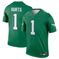 P.Eagles #1 Jalen Hurts Green Alternate Legend Player Jersey Stitched American Limited Edition Football Jerseys