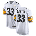 P.Steelers #33 Jack Sawyer Player White Home Game Football Jerseys