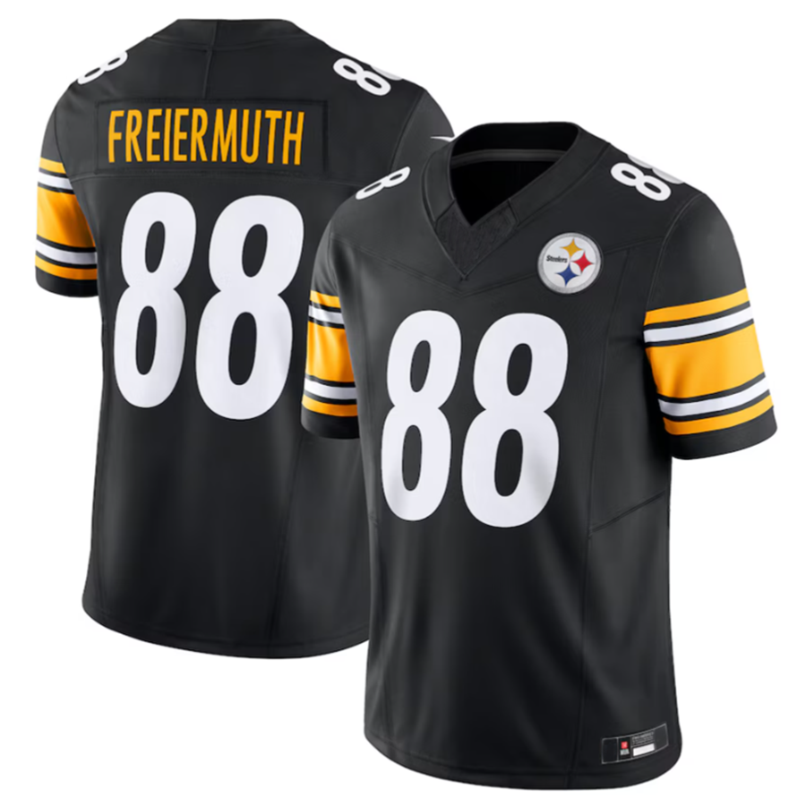 #88 Pat Freiermuth Player P.Steelers Black Vapor F.U.S.E. Limited Football Jerseys
