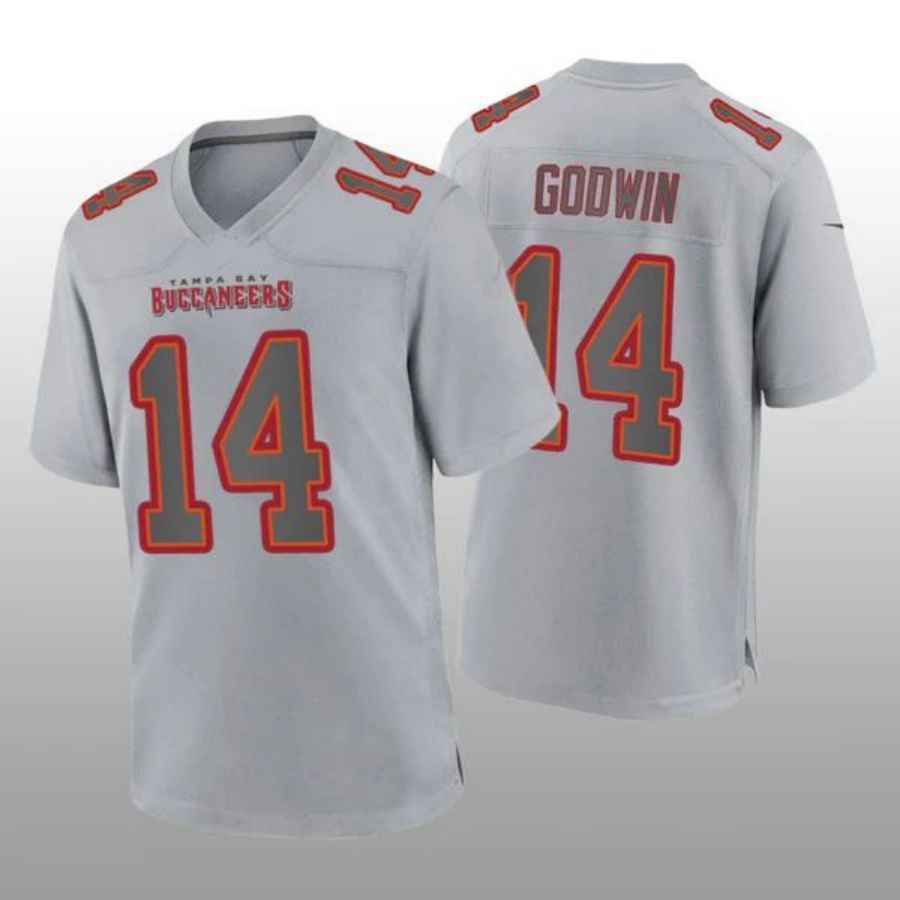 #14 Chris Godwin Player TB.Buccaneers Gray Game Football Jerseys