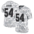 TB.Buccaneers #54 Lavonte David Player Arctic Camo Salute to Service Football Jerseys