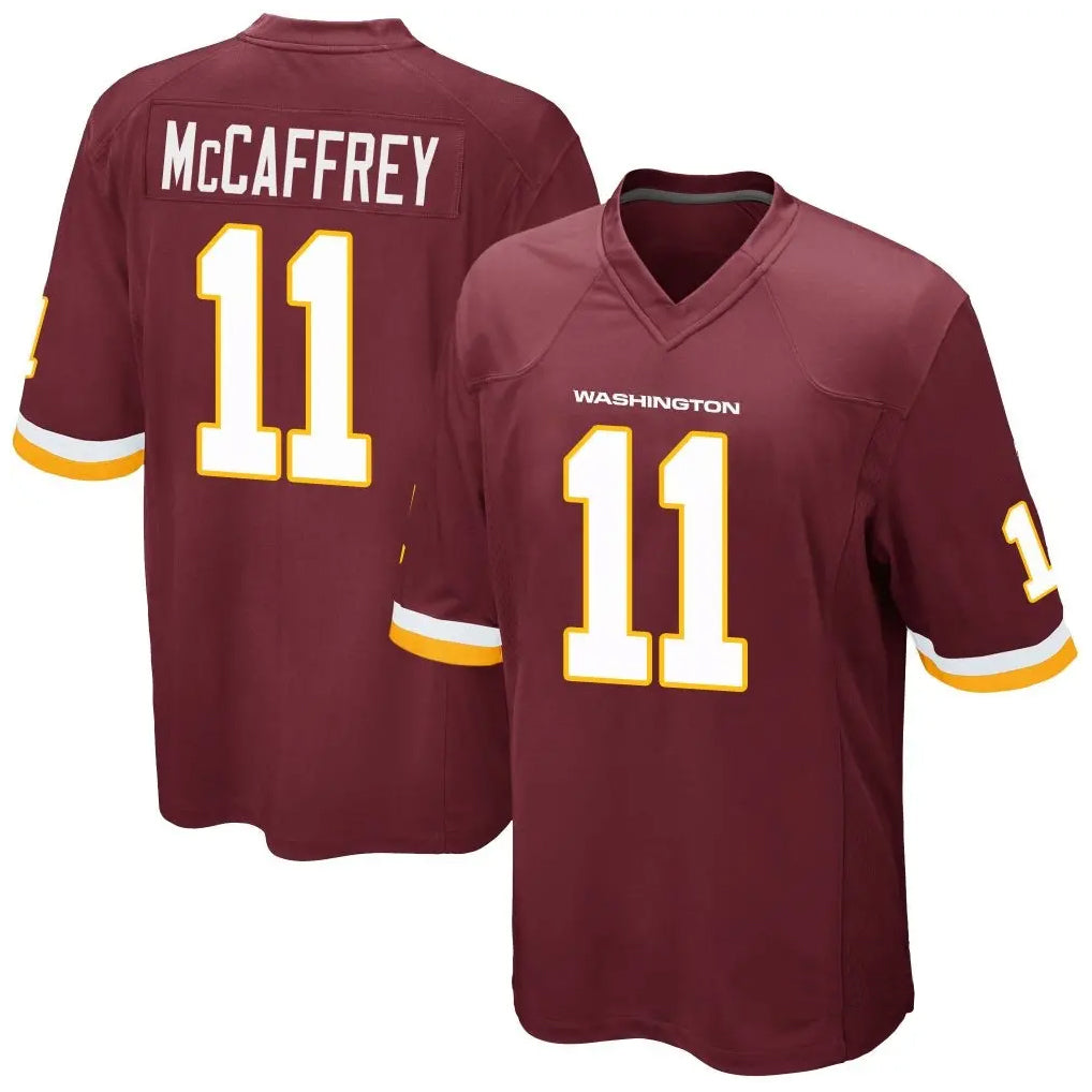 W.Commanders #11 Luke McCaffrey Player Burgundy Game Football Jerseys