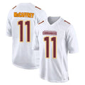 W.Commanders #11 Luke McCaffrey Player White Tundra Fashion Game Football Jerseys