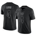 W.Commanders #4 Frankie Luvu Player Black RFLCTV Limited Football Jerseys