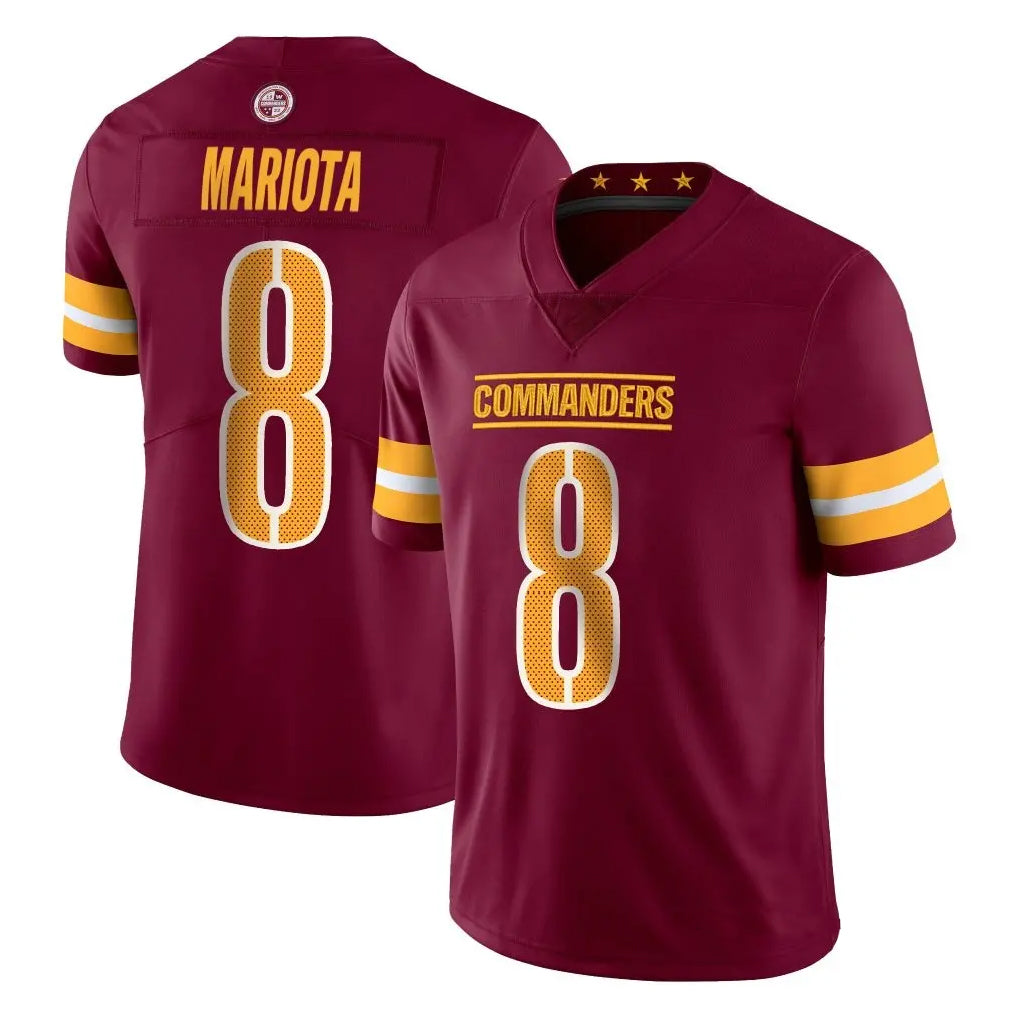 W.Commanders #8 Marcus Mariota Player Burgundy Vapor F.U.S.E. Limited Football Jerseys Football Jerseys